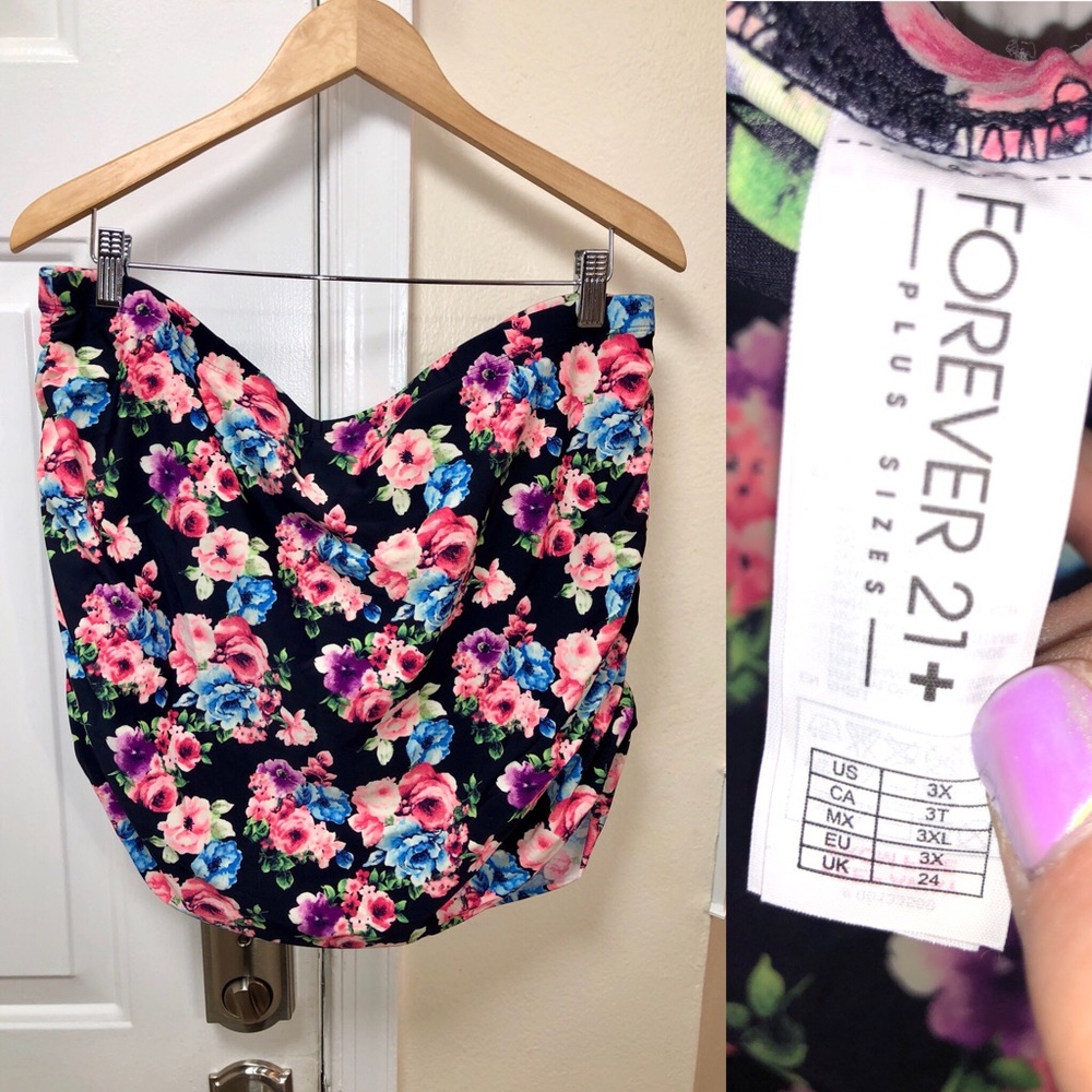 Forever 21 plus size bathing suite bottom